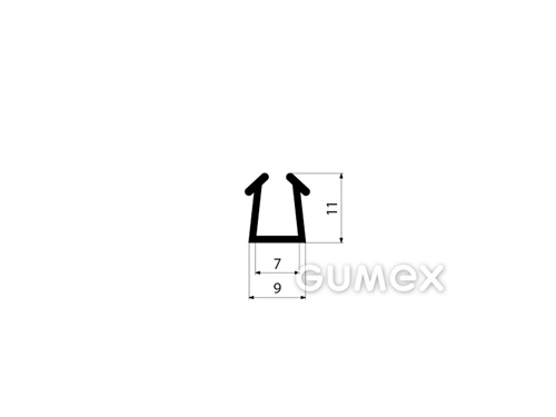 GUMMIPROFILE U-FORM - EPDM